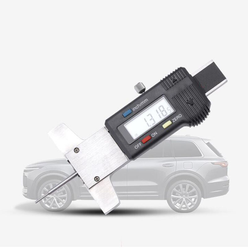 Electronic Digital Display Tread Depth Gauge Tire Tread Sounder Caliper