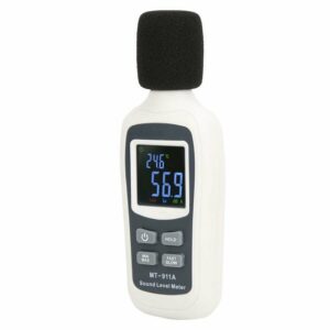 FLUS MT-911A 35~135dB Sound Level Meter Digital Voice Tester Noise Decibel Monitor dB Meter Color LCD Display with Backlight