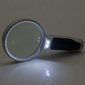 Handheld LED Light Magnifying Glass Magnifier High Power for Reading Sewing Jewelry Travel