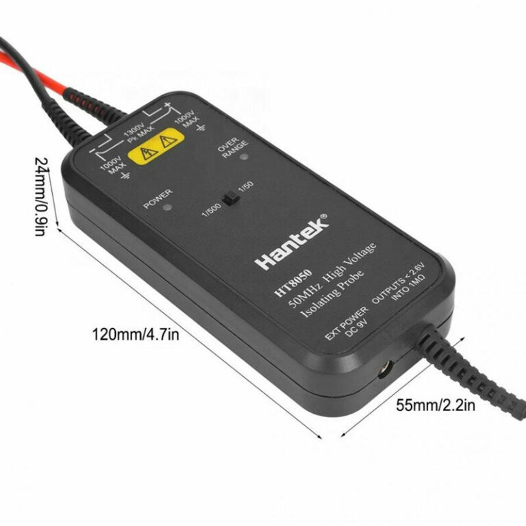 Hantek HT8050 Oscilloscope Probe 100-240V 1/50 1/500 Oscilloscope High ...