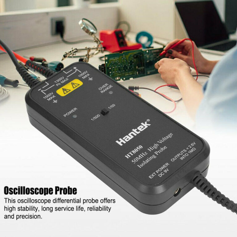 Hantek HT8050 Oscilloscope Probe 100-240V 1/50 1/500 Oscilloscope High ...