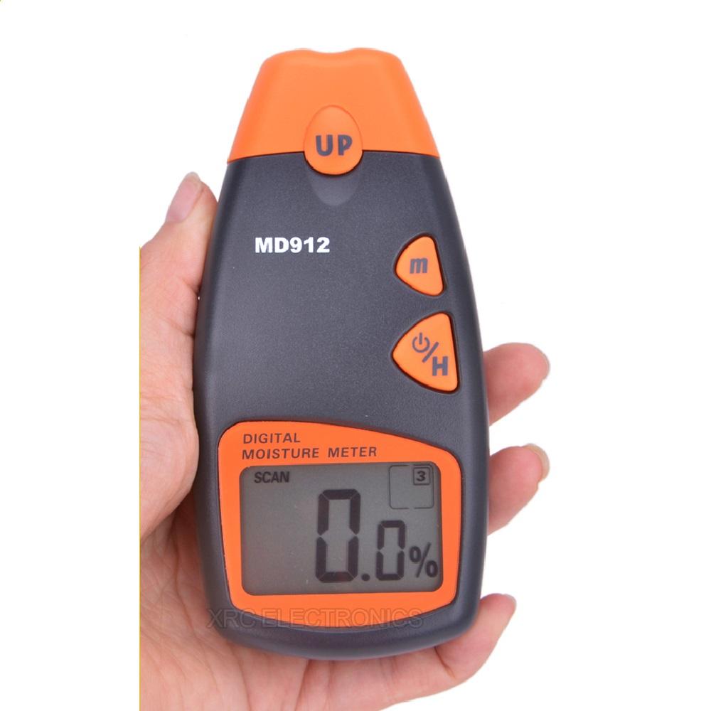 MD912 Portable Wood Moisture Meter Hygrometer Timber Tree Density