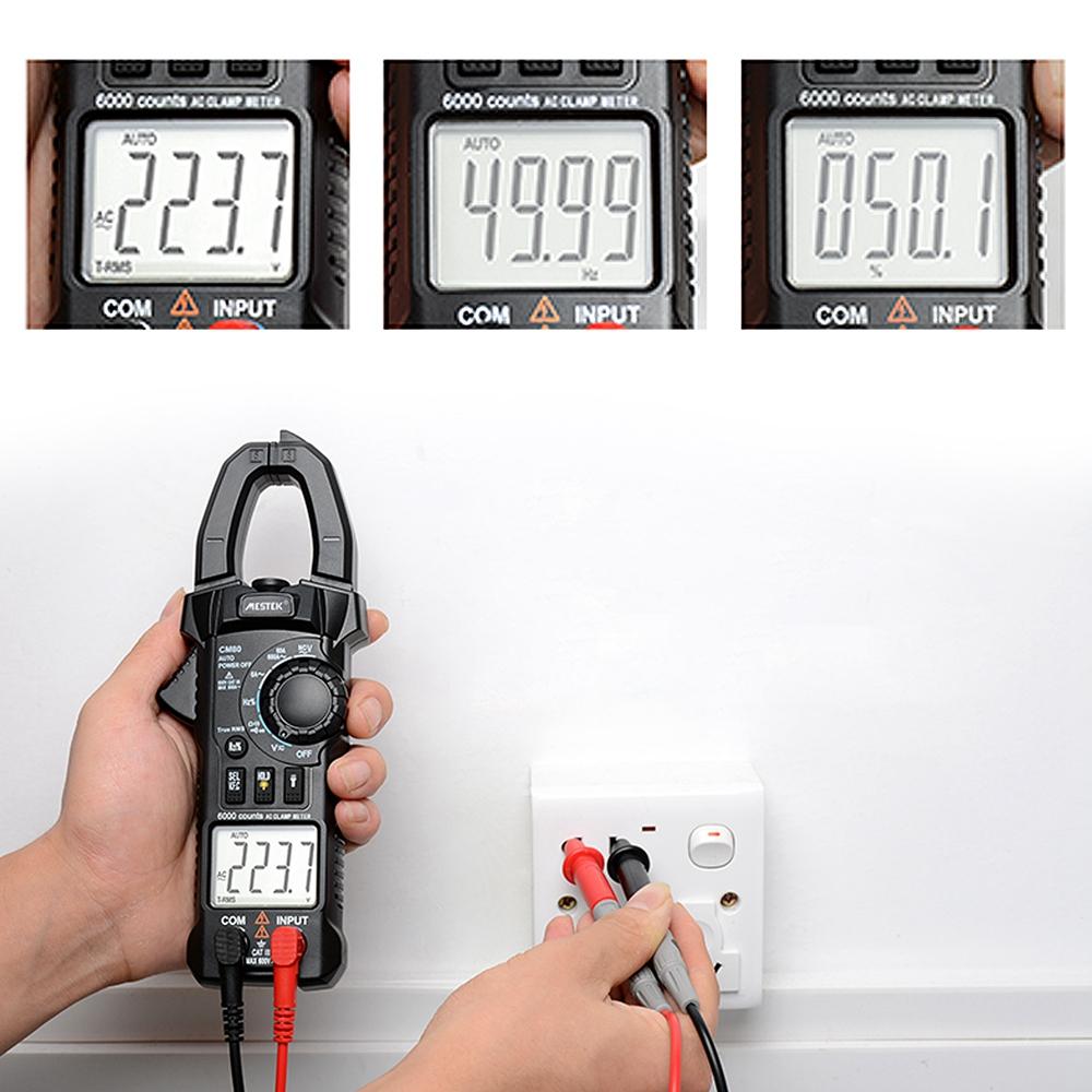 Mestek Cm Clamp Multimeter Diagnostic Tool Counts Digital Dc Digital Zakka