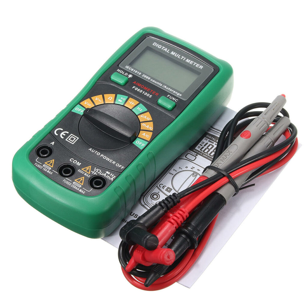 MS8233D Pro Digital Multimeter AC/DC Ammeter Resistance Capacitance LCD
