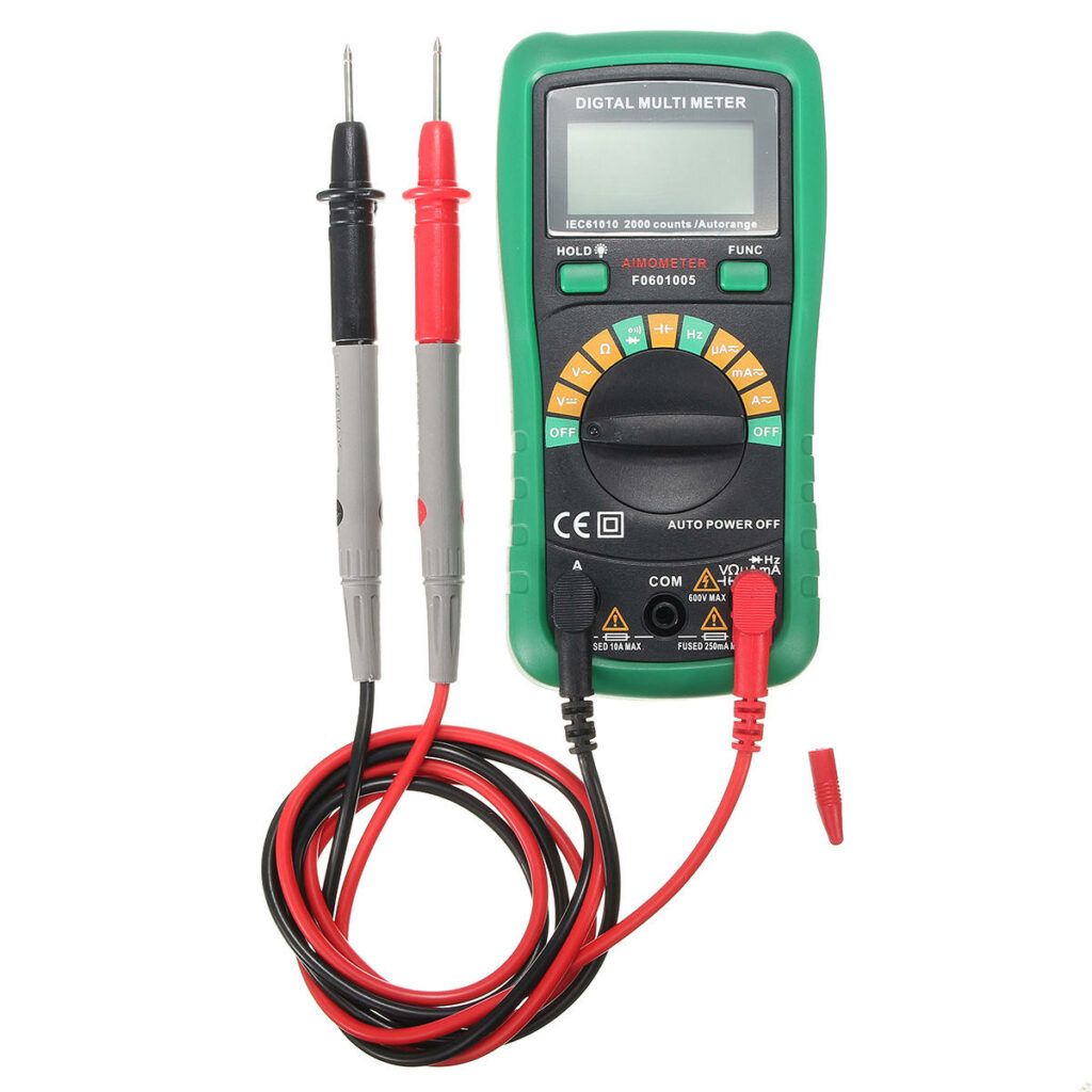 MS8233D Pro Digital Multimeter AC/DC Ammeter Resistance Capacitance LCD