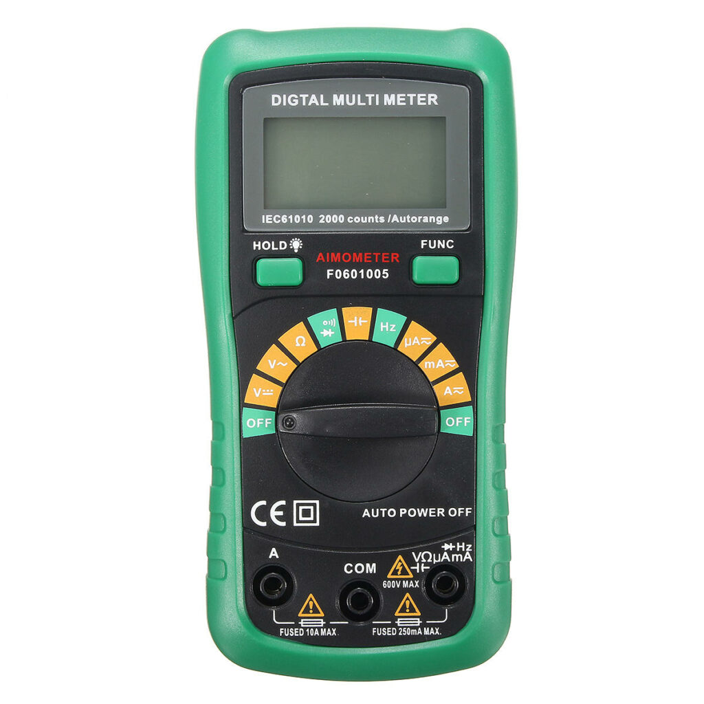 MS8233D Pro Digital Multimeter AC/DC Ammeter Resistance Capacitance LCD