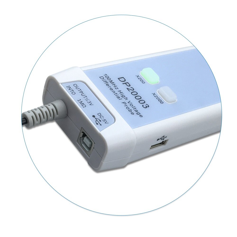 Micsig Oscilloscope 5600V 100MHz High Voltage Differential Probe