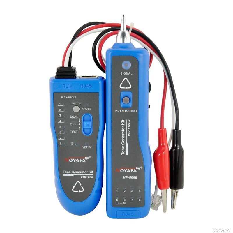 NOYAFA NF-806B Wire Tracker Wire Tracer Cable Tester UTP STP RJ45 RJ11 ...