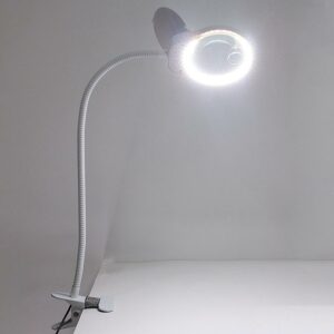 PD-5SW Desktop Magnifier 3X/10x Magnifying Glass Table Machine LED Lamp for Teaching Expriments