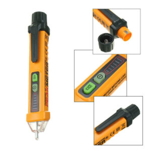 PEAKMETER PM8908C 12V-1000V Intelligent Non-contact AC Voltage Detector Tester Detecting Pen with Flash Light