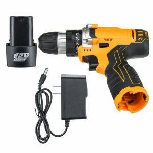 12/18/21V 25+1 Torque 2 Speed Cordless Electric Drill Screwdriver W/ LED Light