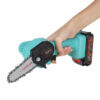 24V 550W Rechargeable Mini Electric Chainsaw Handheld Wood Pruning Saw Kit W/ 1pc Battery