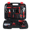 98Pcs Electric Cordless Drill Wrench Hammer Screwdriver Multifunctional Home Repair Tool Set