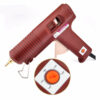 LIJIAN 20W/60W/100W Hot Melt Glue Gun Adjustable Professional Copper Nozzle Heater Heating Wax