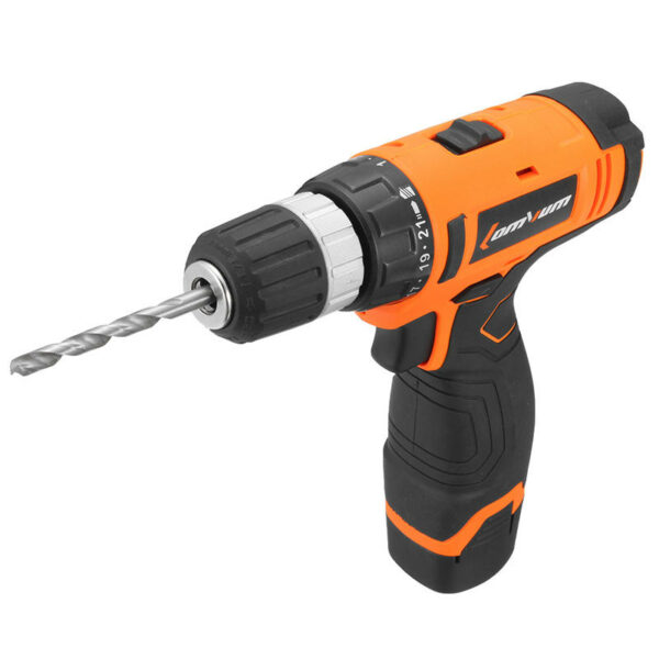 Lomvum™ 16V Electric Drill Driver Cordeless Power Drills Hand Drill Two Speed With Bits Set