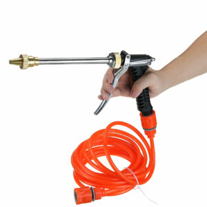 12V 120W 250PSI Household Car Wash Pump Portable High Pressure Electric Washer Spray Tool