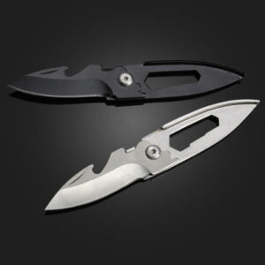 12cm Multifunction Mini Folding Knivees Charms Keychain Gift Tool