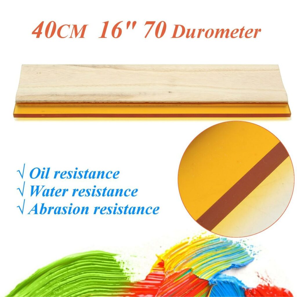 15.7inch 40cm Silk Screen Printing Squeegee Durometer Urethane Ink