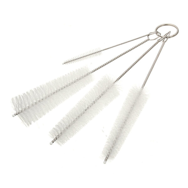 Set of 4 Cleaning Brushes for Tubes, Bottles, Nipples, Kettles, Spouts