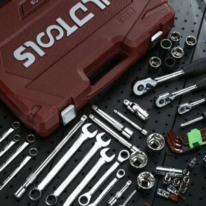 53PCS Universal Car Repair Tool Ratchet Set Torque Wrench Combination Bit A Set Of Keys Multifunction DIY Toos