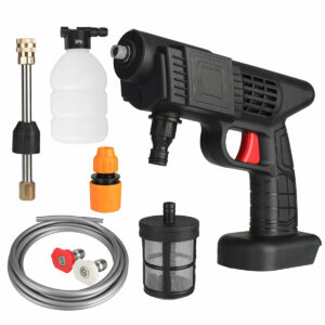 900W High Pressure Cordless Washer Spray Guns Washer Water Cleaner With None 1pc 2Pcs 88VF Battery
