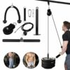 Chest-expander Pulley Cable High Bar Triceps Brachii Muscle GYM Fitness Equipment with Roller
