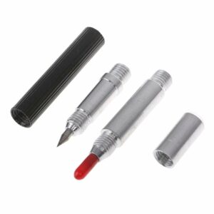 Double End Sharp Tungsten Steel Tip Scriber Clip Pen Ceramics Glass Shell Metal Construction Marking Tools