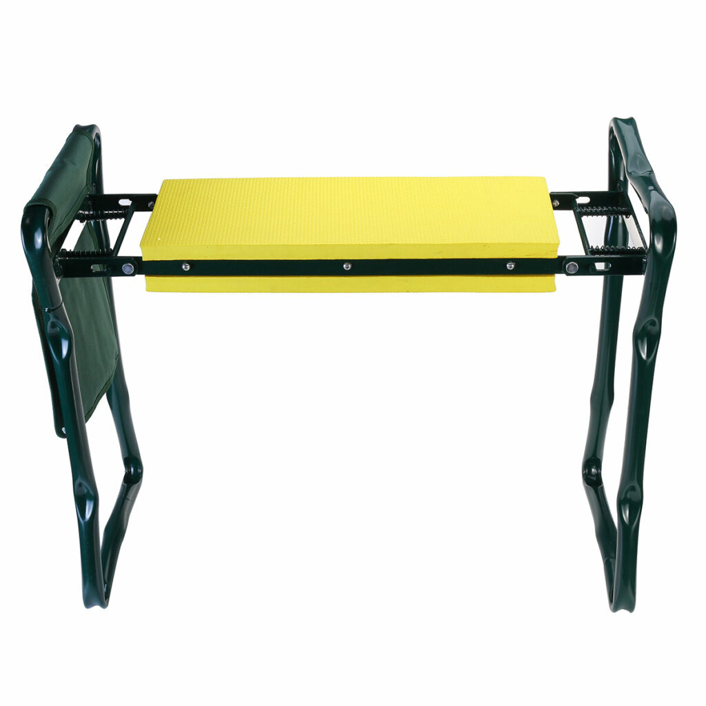 Foldaway Garden Kneeler Seat Kneeling Bench EVA Soft Pad Stool With
