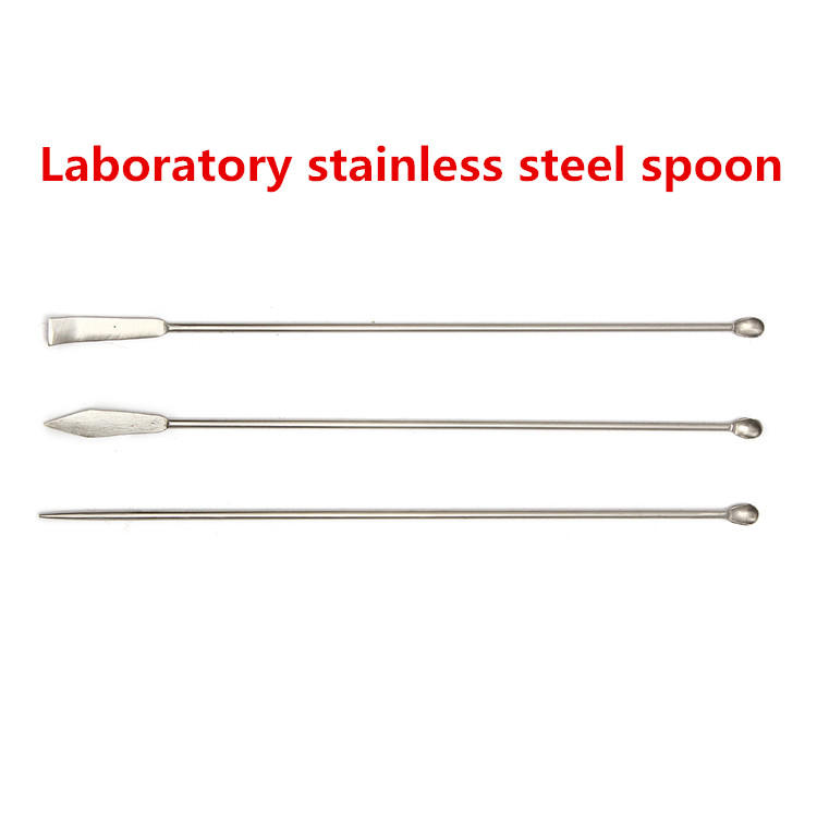 3pcs 22cm Stainless Steel Medicinal Ladle Spoon for Chemistry