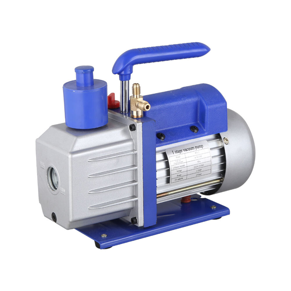 Singlestage Rotary Vane Vacuum Pump RS2 Tube Electric AC110V/220V for Automotive Industrial